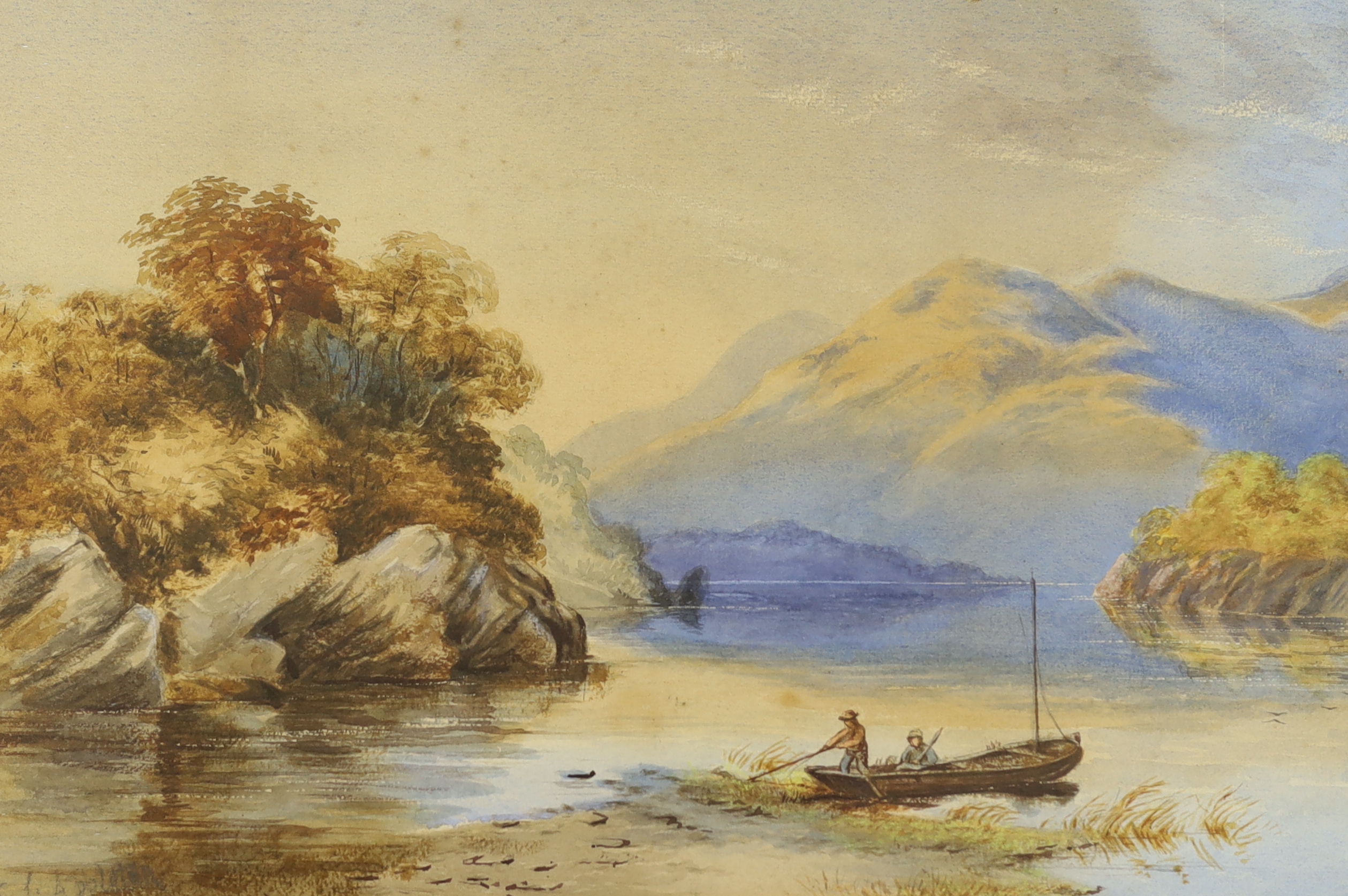S. L. Appleton, pair of watercolours, Mountainous landscapes, each signed, 30 x 45cm